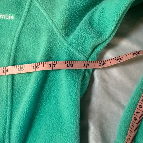 Columbia Seafoam Green Fleece Jacket - Picture 7 of 11